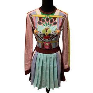 Mary Katrantzou Adidas Pleated Sport Dress